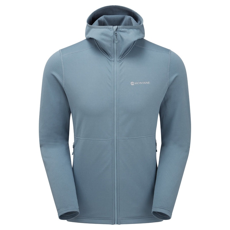 Montane Protium Mit Kapuze Fleecejacken Herren Grau Blau | NEZ341265