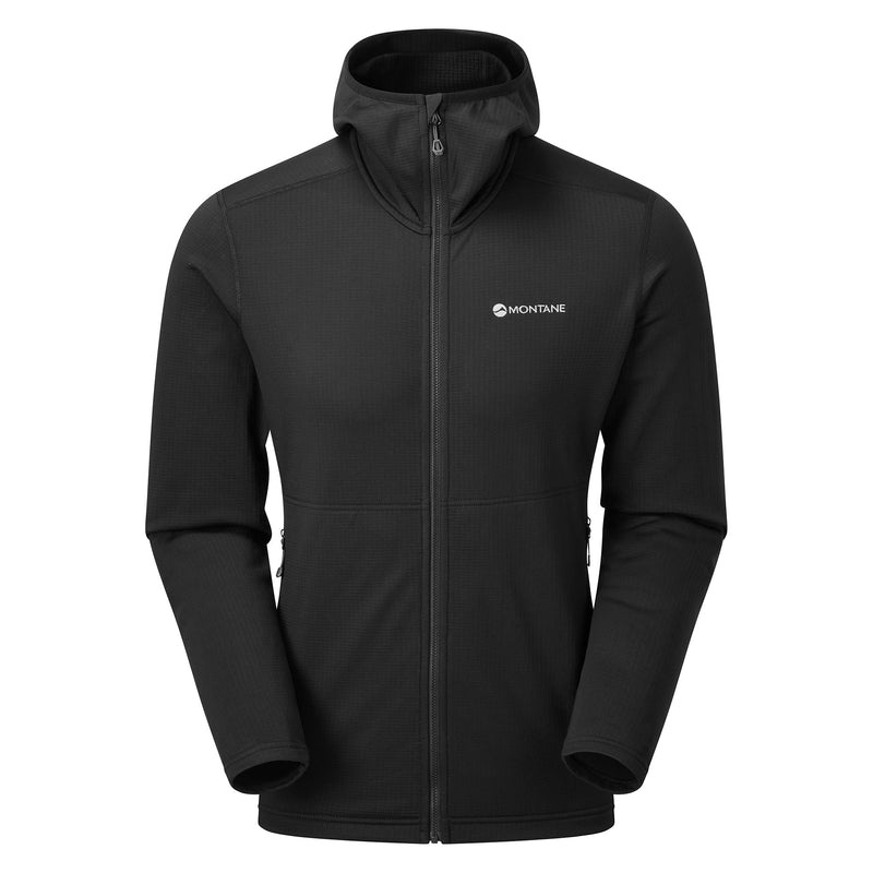 Montane Protium Mit Kapuze Fleecejacken Herren Schwarz | ZHP627041