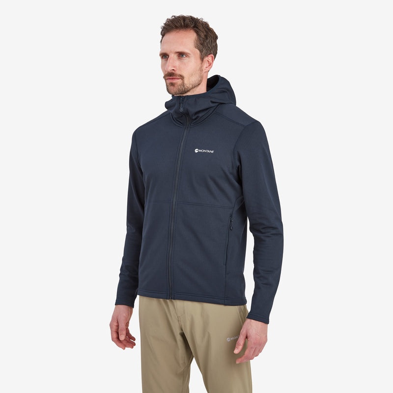 Montane Protium Mit Kapuze Fleecejacken Herren Navy | JQG028945