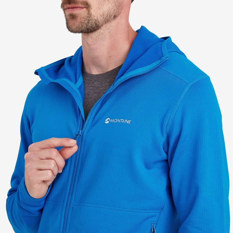 Montane Protium Mit Kapuze Fleecejacken Herren Blau | PTE749306