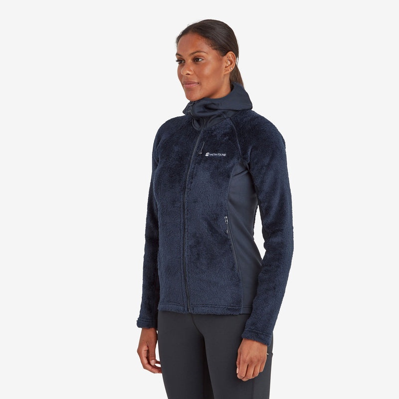 Montane Protium XPD Mit Kapuze Fleecejacken Damen Navy | TVD985273