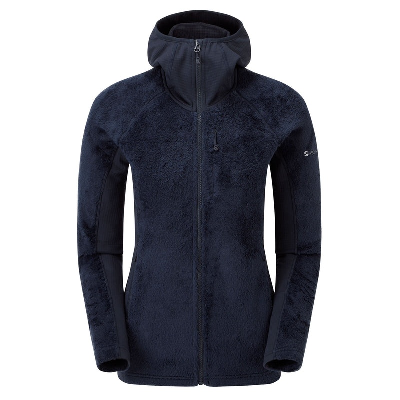 Montane Protium XPD Mit Kapuze Fleecejacken Damen Navy | TVD985273