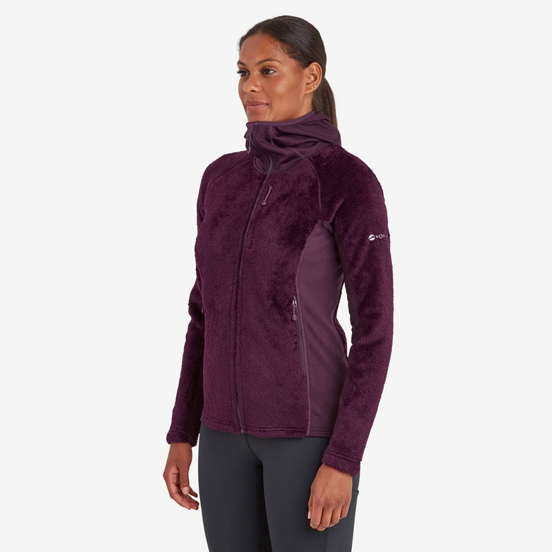 Montane Protium XPD Mit Kapuze Fleecejacken Damen Lila | XIB812746