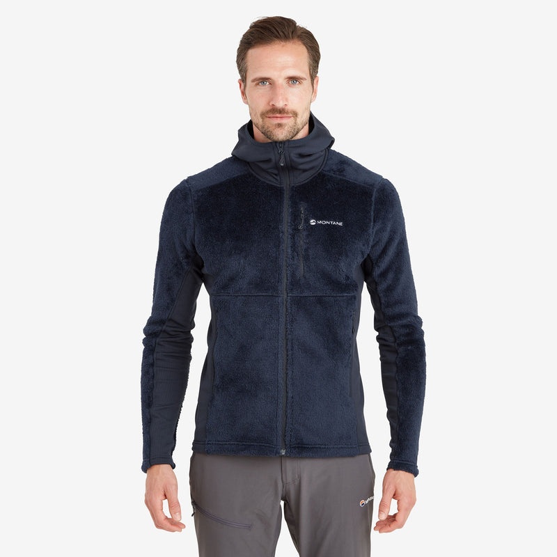 Montane Protium XPD Mit Kapuze Fleecejacken Herren Navy | DTH582971