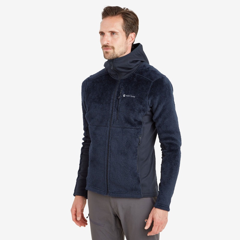 Montane Protium XPD Mit Kapuze Fleecejacken Herren Navy | DTH582971