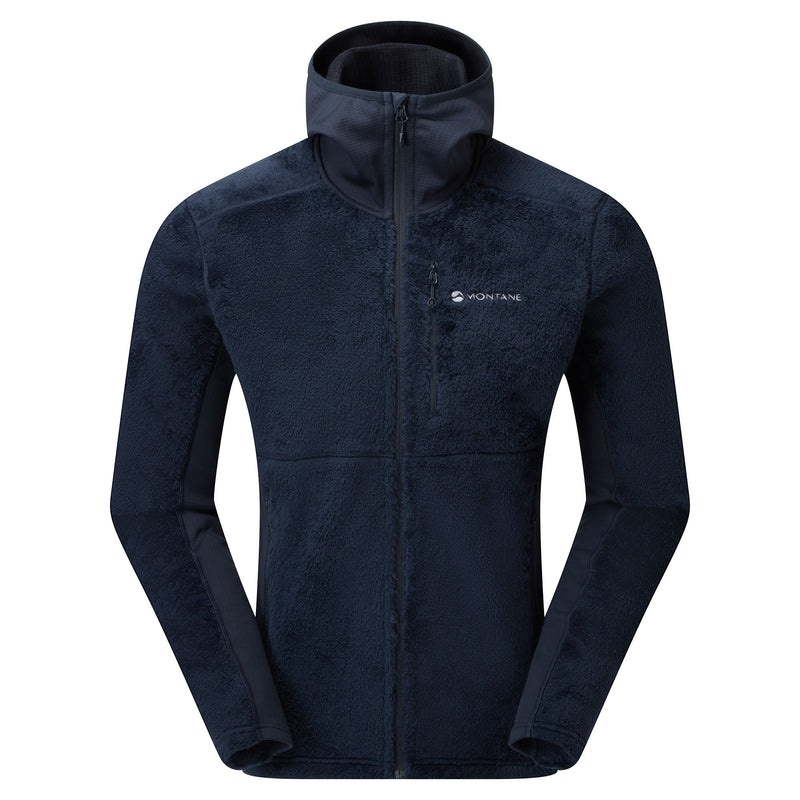 Montane Protium XPD Mit Kapuze Fleecejacken Herren Navy | DTH582971