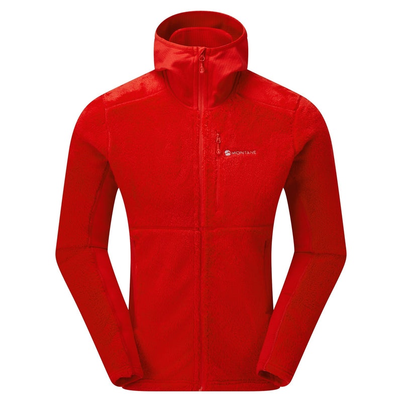 Montane Protium XPD Mit Kapuze Fleecejacken Herren Rot | CZB910623