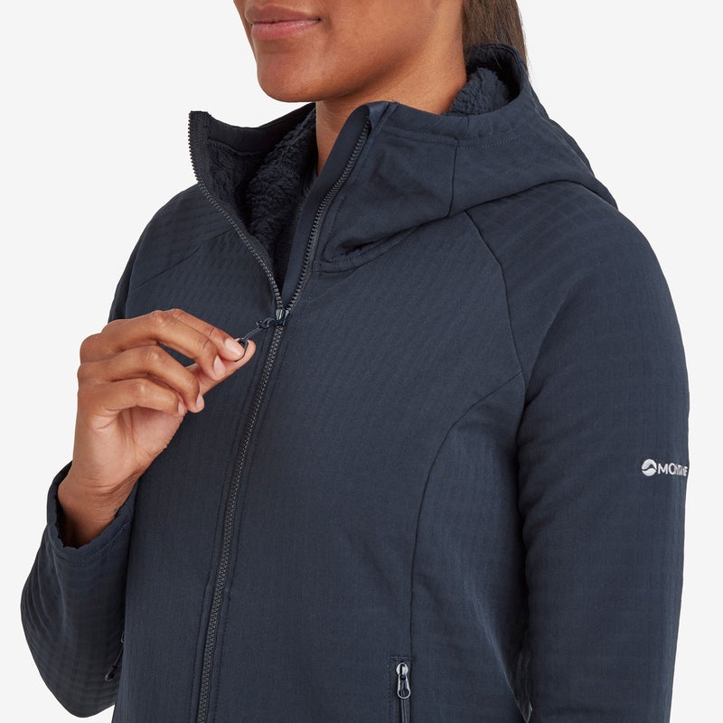 Montane Protium XT Mit Kapuze Fleecejacken Damen Navy | XQJ245368