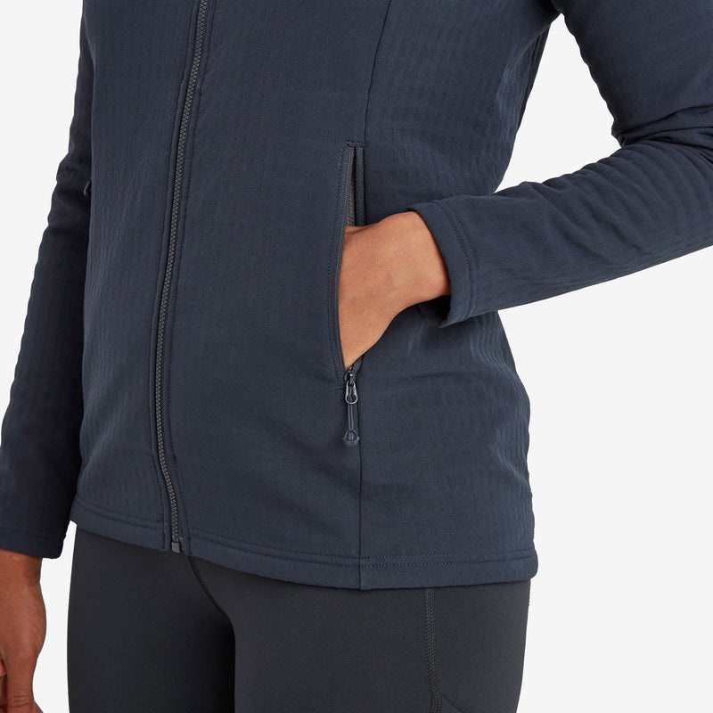 Montane Protium XT Mit Kapuze Fleecejacken Damen Navy | XQJ245368