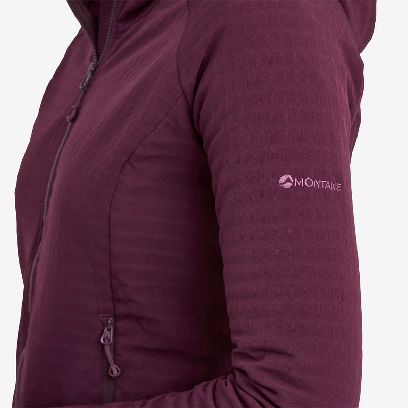 Montane Protium XT Mit Kapuze Fleecejacken Damen Lila | EOD174029