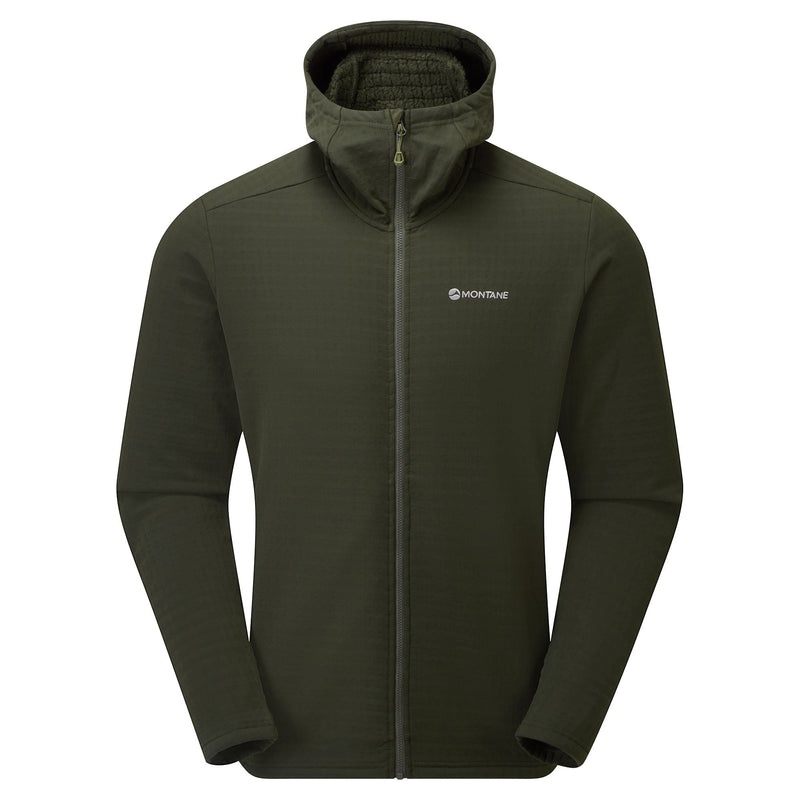 Montane Protium XT Mit Kapuze Fleecejacken Herren Dunkelgrün | DTR614297