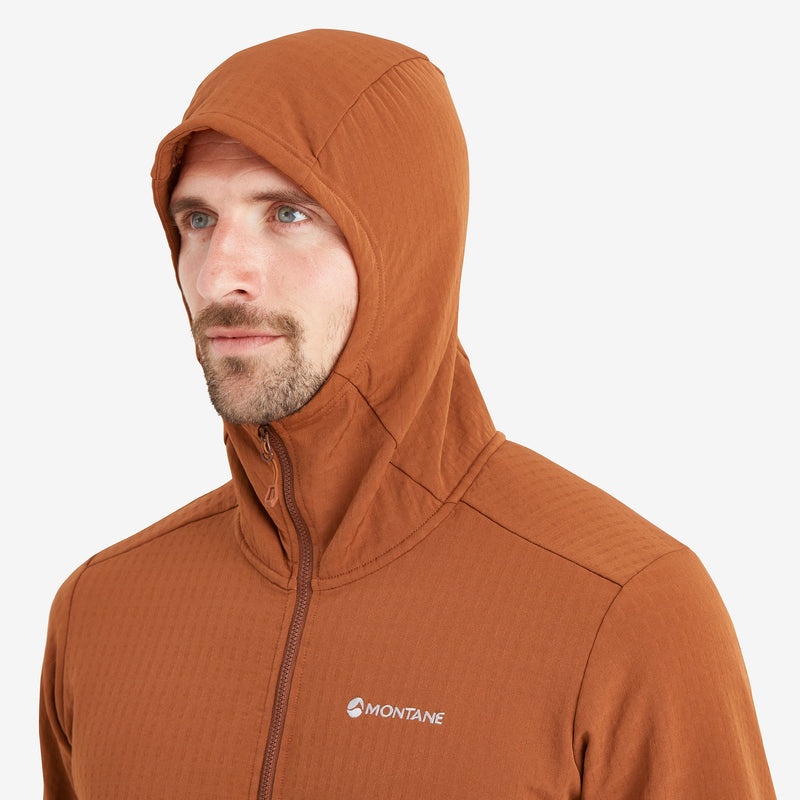 Montane Protium XT Mit Kapuze Fleecejacken Herren Braun | AVJ317485