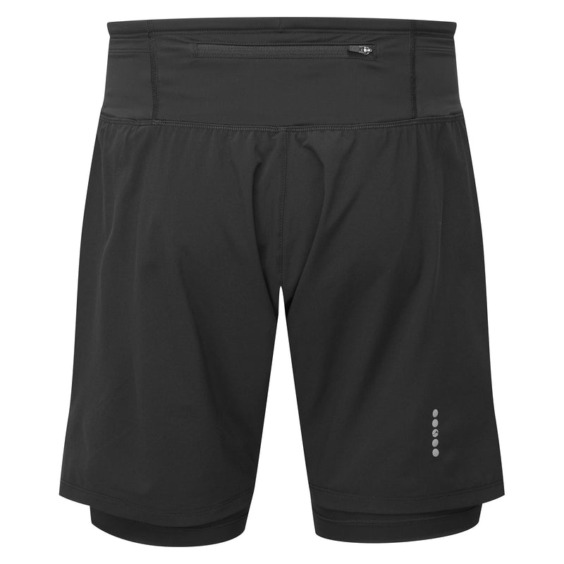 Montane Slipstream Twin Skin Lauf Kurze Hose Herren Schwarz | CHV190275