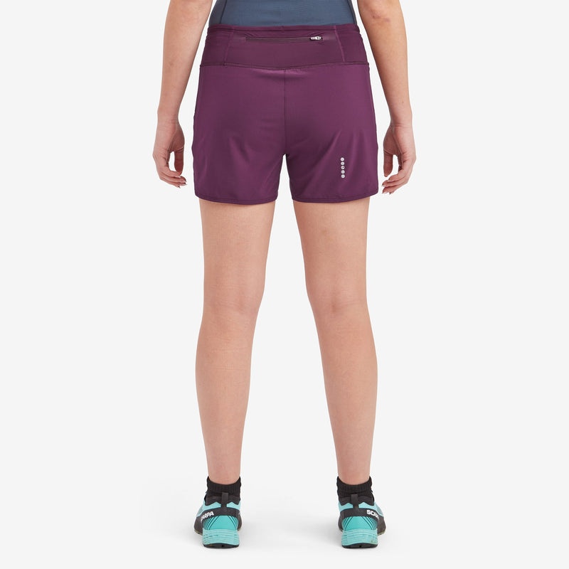 Montane Slipstream Twin Skin Trail Lauf Kurze Hose Damen Lila | UDW958167