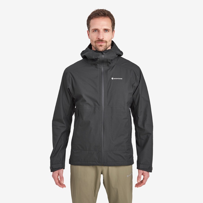 Montane Spirit Lite Regenjacke Herren Schwarz | CXP053861