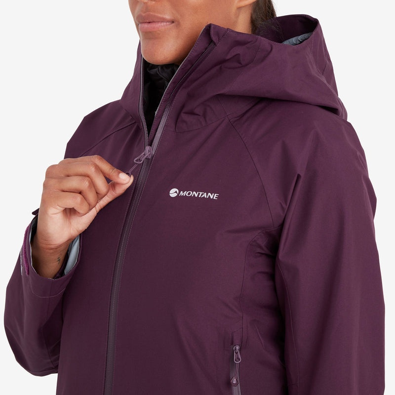 Montane Spirit Regenjacke Damen Lila | GDR620714