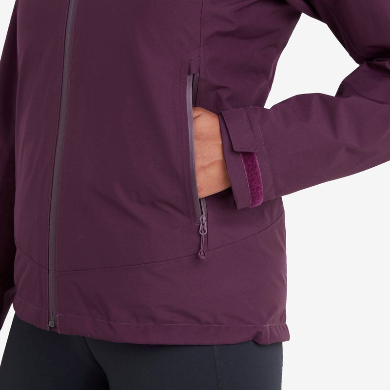 Montane Spirit Regenjacke Damen Lila | GDR620714