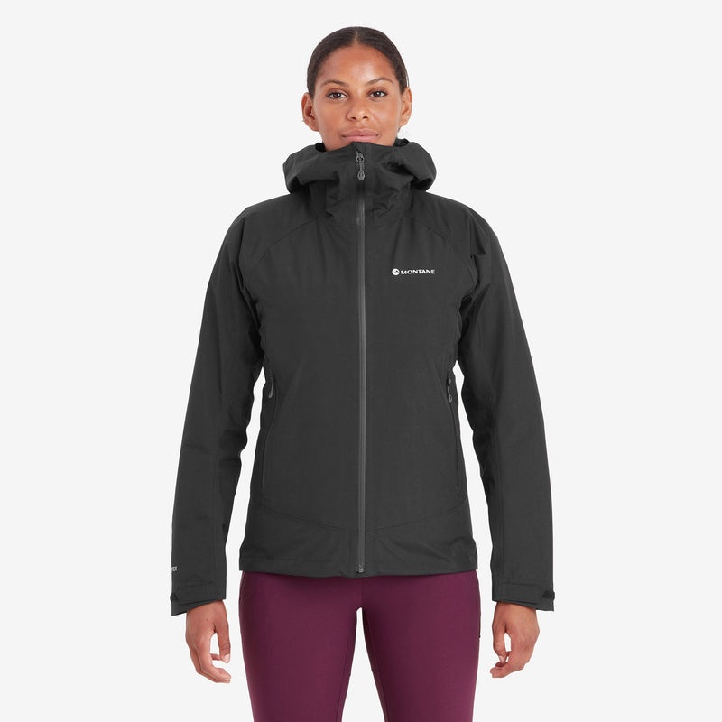 Montane Spirit Regenjacke Damen Schwarz | RKT740918