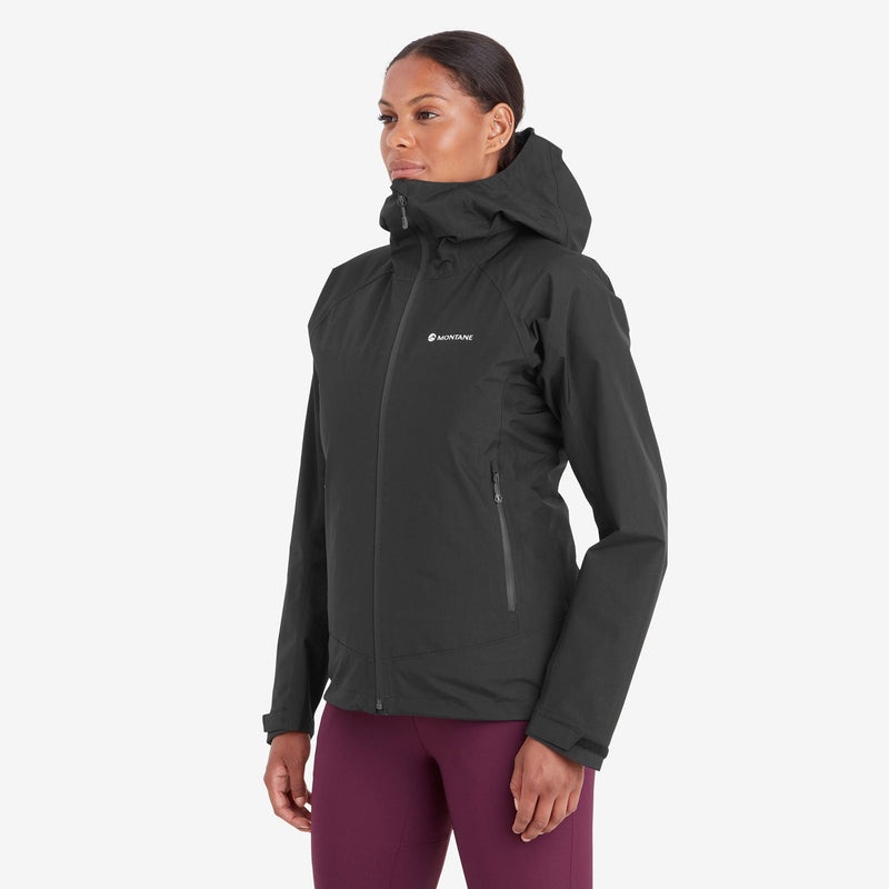 Montane Spirit Regenjacke Damen Schwarz | RKT740918