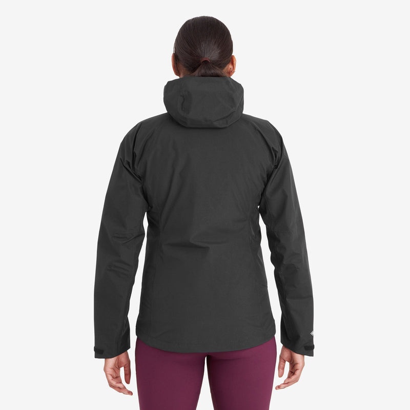 Montane Spirit Regenjacke Damen Schwarz | RKT740918