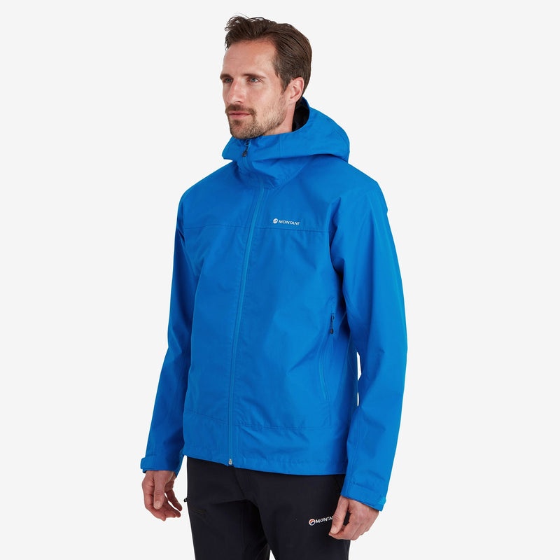 Montane Spirit Regenjacke Herren Blau | LAT763042