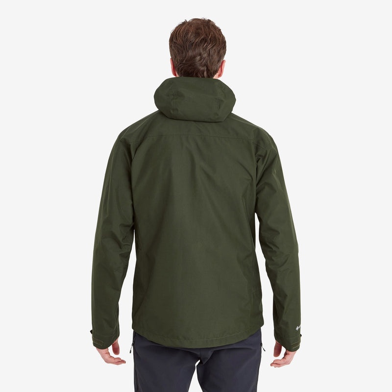 Montane Spirit Regenjacke Herren Dunkelgrün | ILD108329