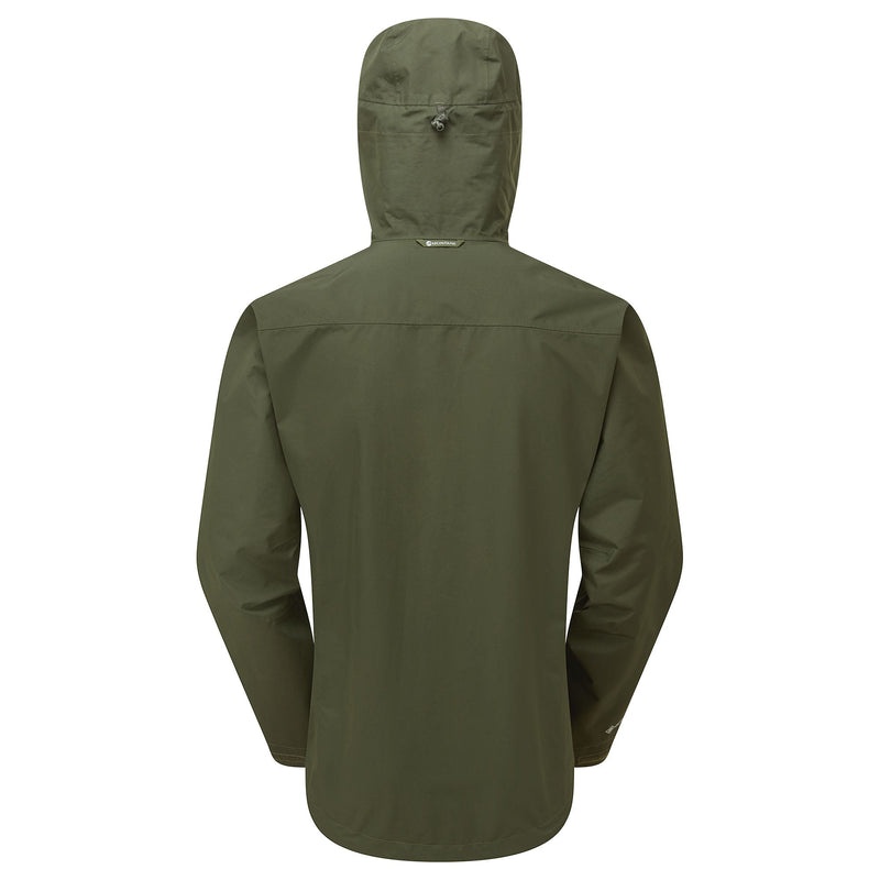 Montane Spirit Regenjacke Herren Dunkelgrün | ILD108329