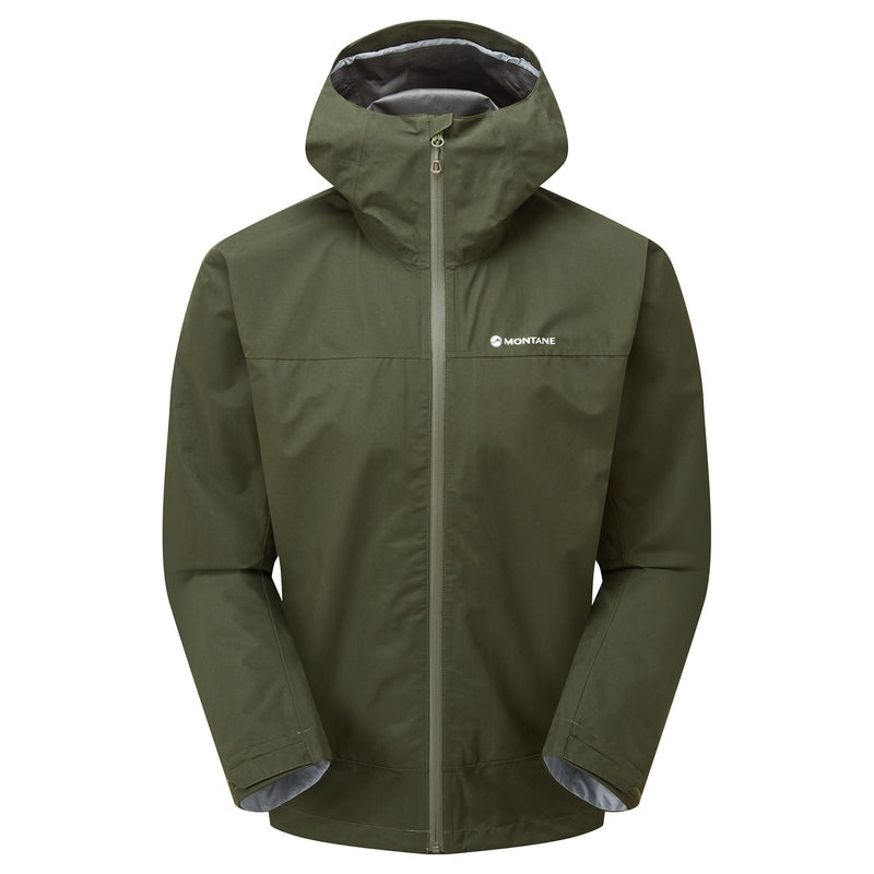 Montane Spirit Regenjacke Herren Dunkelgrün | ILD108329