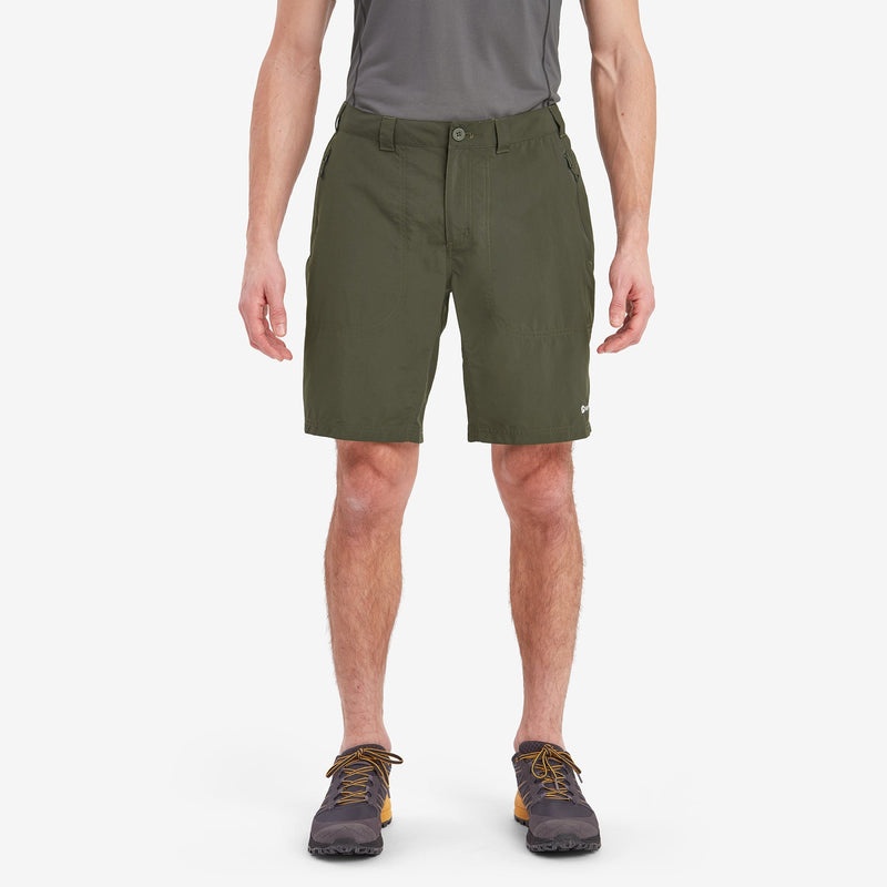 Montane Terra Kurze Hose Herren Dunkelgrün | TAM723504