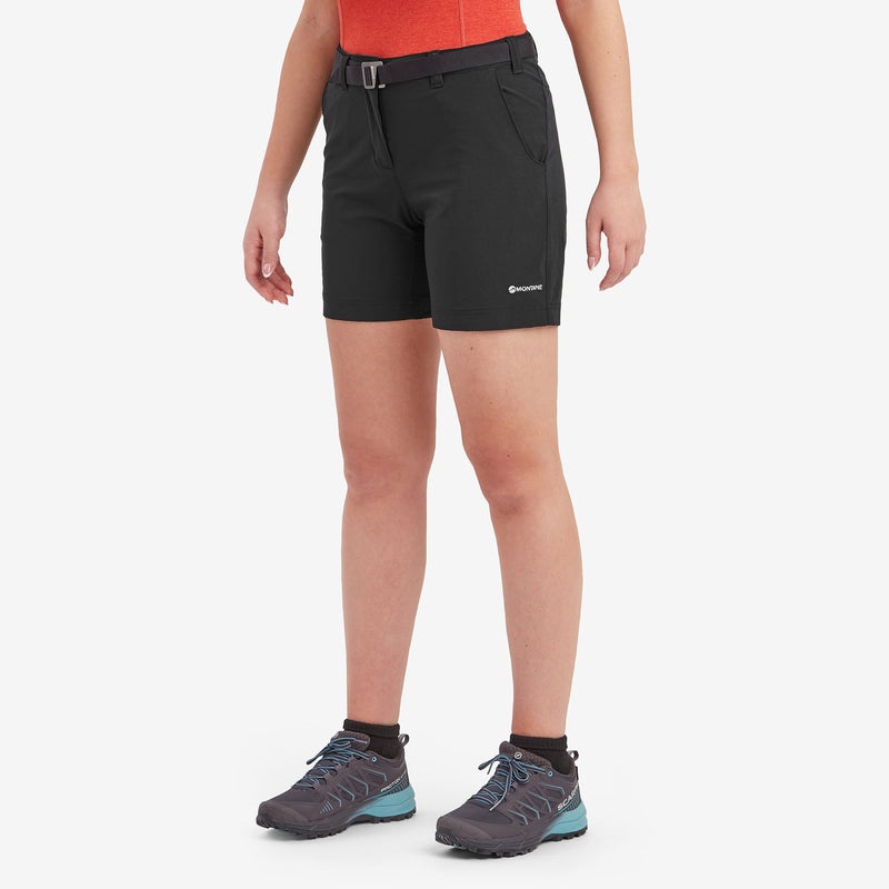 Montane Terra Stretch Lite Kurze Hose Damen Schwarz | GTP543860