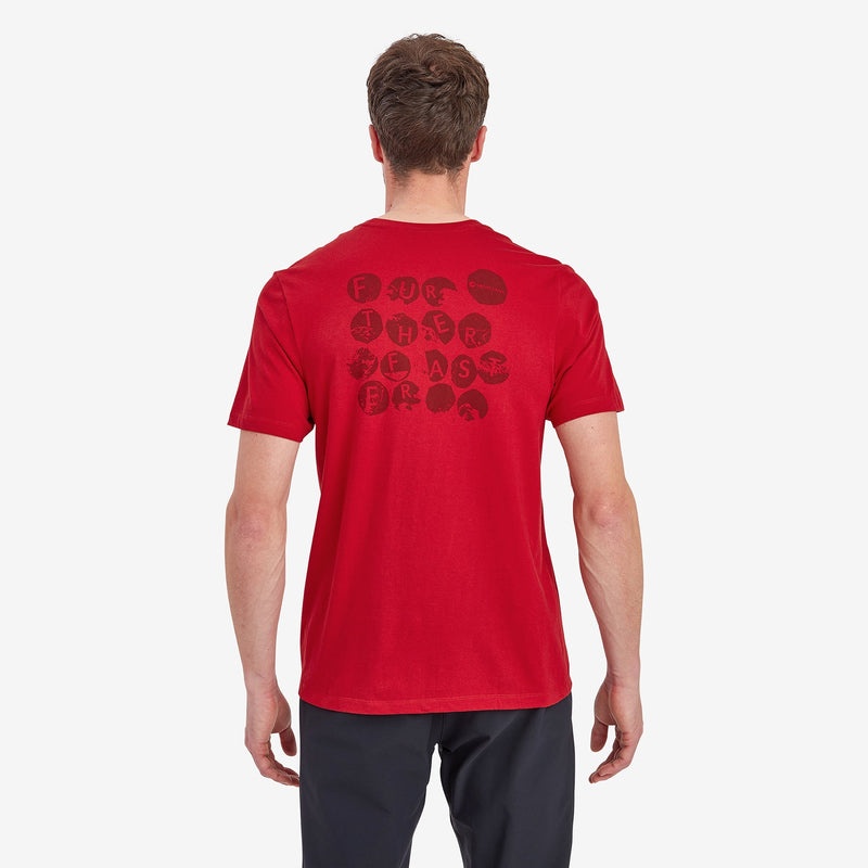 Montane Transpose T-Shirt Herren Rot | OGJ029851