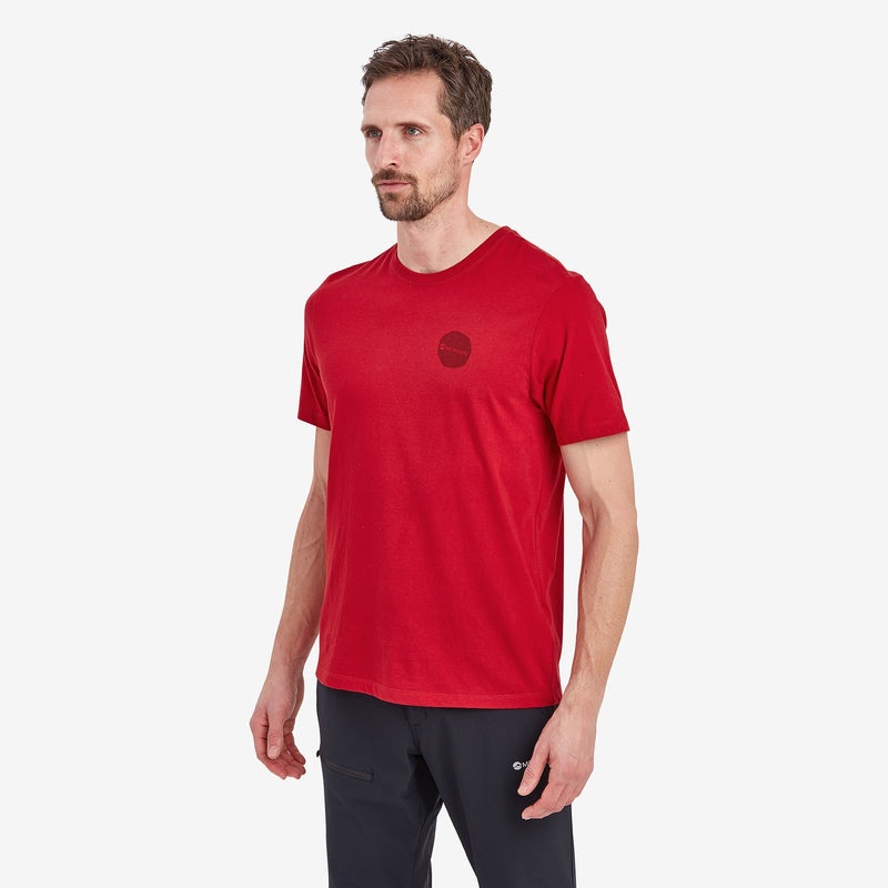 Montane Transpose T-Shirt Herren Rot | OGJ029851