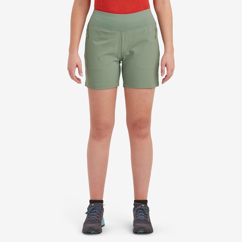 Montane Tucana Lite Kurze Hose Damen Grün | QEW035478