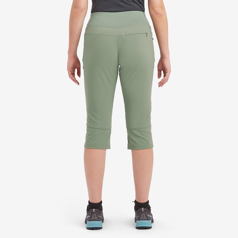 Montane Tucana Lite Stretch Capri 3/4 Leggings Damen Grün | TUJ739826