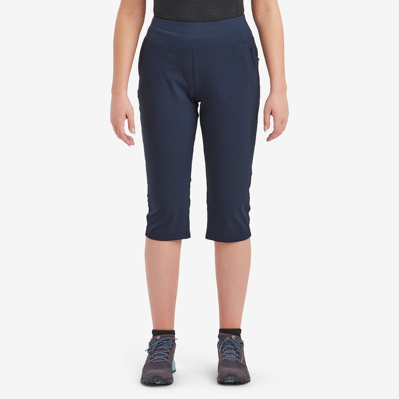 Montane Tucana Lite Stretch Capri 3/4 Leggings Damen Navy | YGR814057