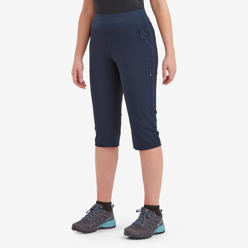 Montane Tucana Lite Stretch Capri 3/4 Leggings Damen Navy | YGR814057