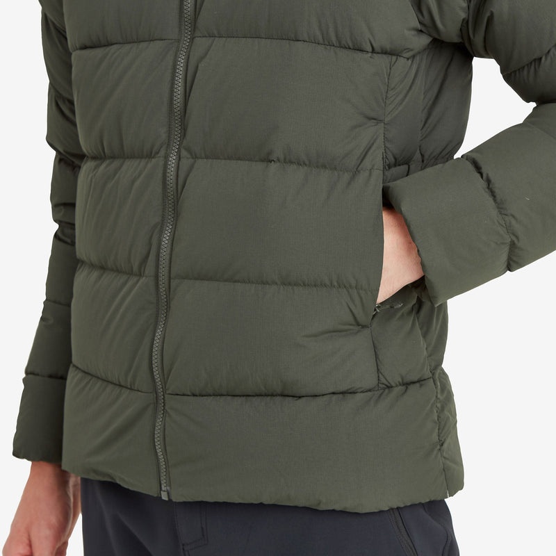 Montane Tundra Daunenjacken Herren Dunkelgrün | ICO340582