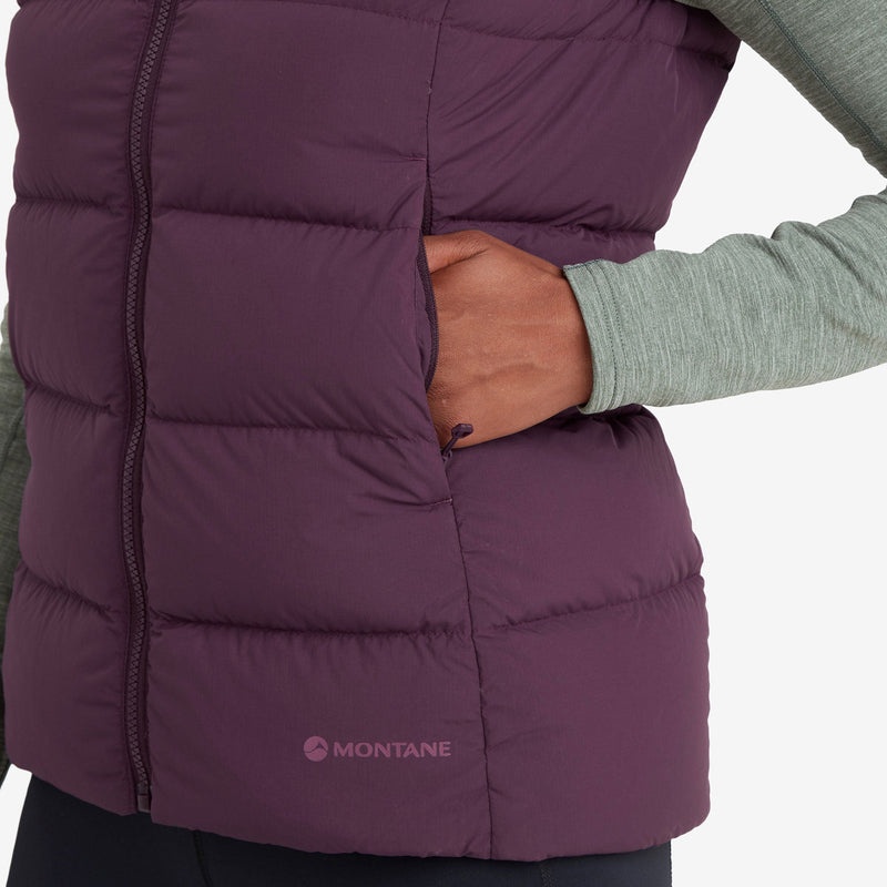 Montane Tundra Daunenweste Damen Lila | IOF145739