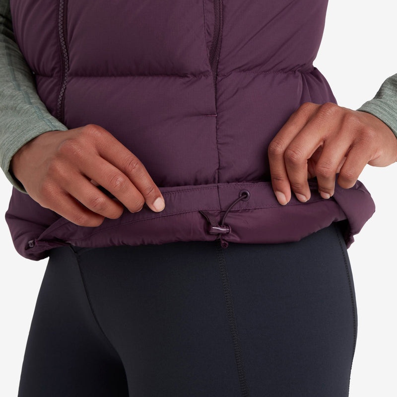 Montane Tundra Daunenweste Damen Lila | IOF145739