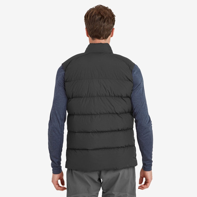 Montane Tundra Daunenweste Herren Schwarz | CDK738942