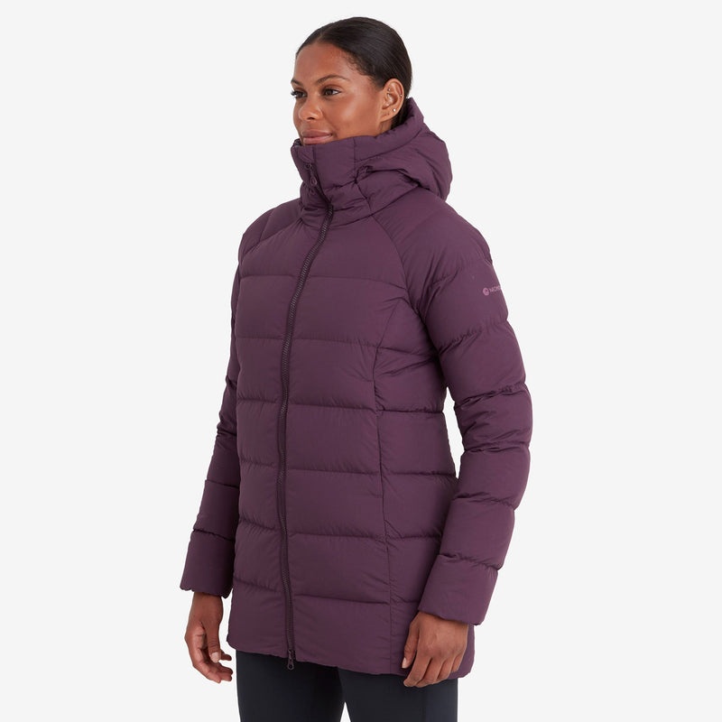 Montane Tundra Mit Kapuze Daunenjacken Damen Lila | YXU014285